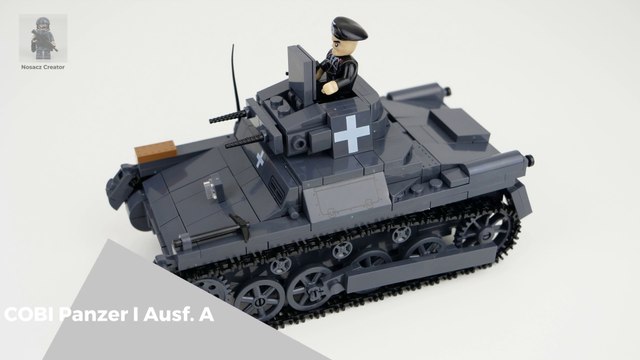 COBI World War II | 2534 - Panzer I Ausf. A - unboxing and pure build - part 1