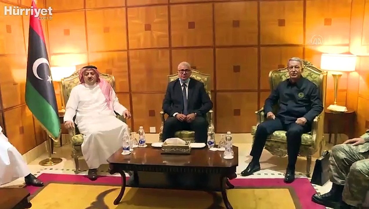 Bakan Akar ve Genelkurmay Başkanı Güler Libya'da