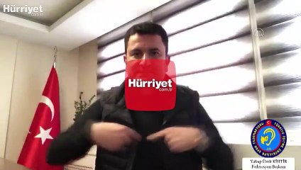 İşaret diliyle "Evde kal Türkiye" çağrısı