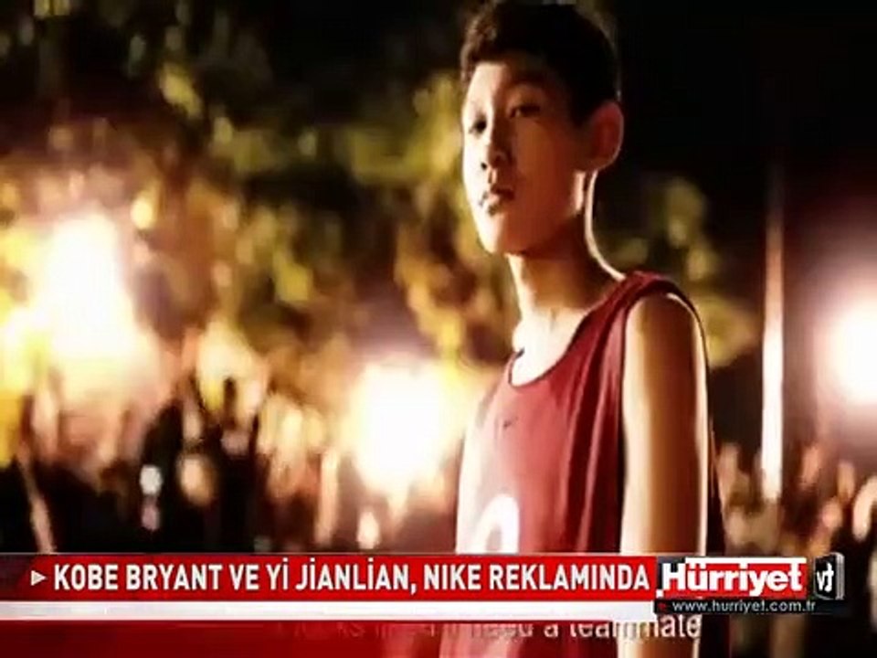 KOBE BRYANT VE Yİ JİANLİAN, NIKE REKLAMINDA
