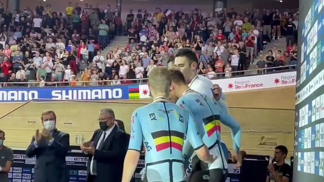 Championnats du Monde 2022 - Piste - Benjamin Thomas et Donavan Grondin champions du monde : En terme d'émotion, ça dépasse tout devant notre public