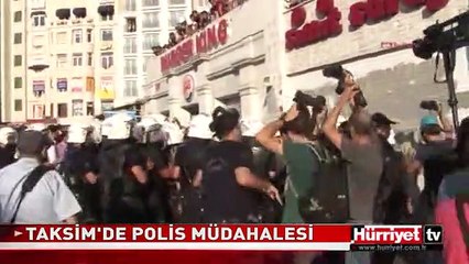 İSTİKLAL CADDESİ'NDE POLİS MÜDAHALESİ