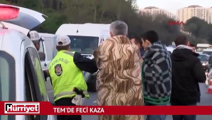 TEM Otoyolu'ndan yolun karşısına geçmeye çalışınca hayatını kaybetti