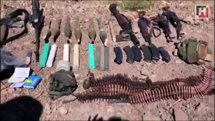 Teröristlere ait sığınaklar imha edildi