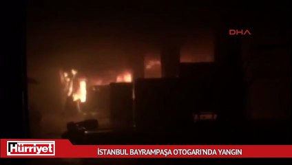 İstanbul Bayrampaşa Otogarı'nda yangın
