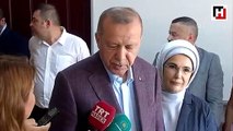 Cumhurbaşkanı Recep Tayyip Erdoğan, oyunu kullandı