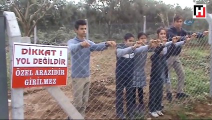 Yol kapanınca çiftçiler tarlasına, öğrenciler okula gidemedi