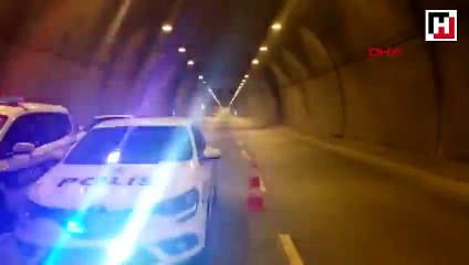 Dolmabahçe Tüneli’nde kaza: Tünel trafiğe kapatıldı