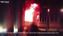 Taksim Meydanı'nda yangın paniği!