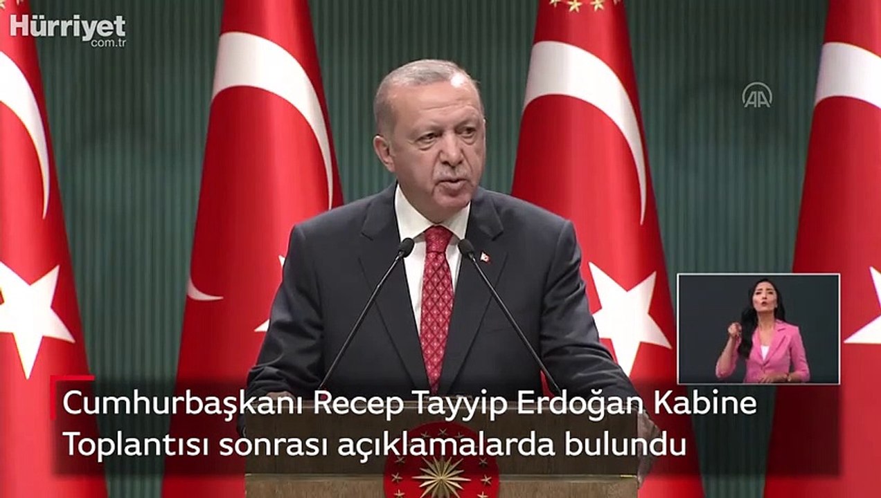 Son dakika haberi: Cumhurbaşkanı Recep Tayyip Erdoğan, Kabine Toplantısı sonrası açıklamalarda bulundu