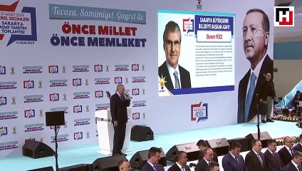 Cumhurbaşkanı Erdoğan, Aday Tanıtım Toplantısı"na katıldı