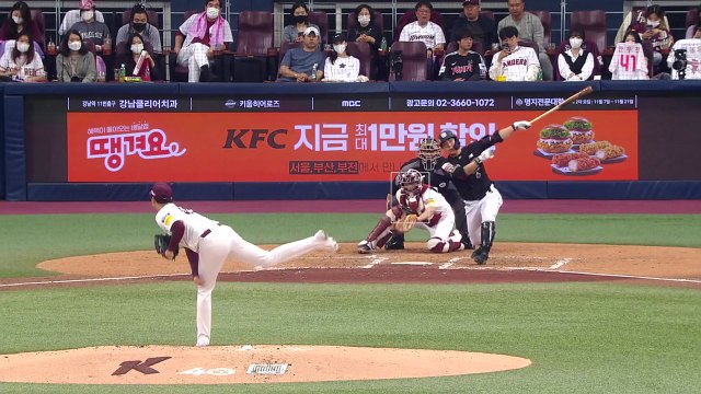 안우진 완벽투·임지열 쐐기 2점포...키움, 준PO 1차전 기선 제압 / YTN