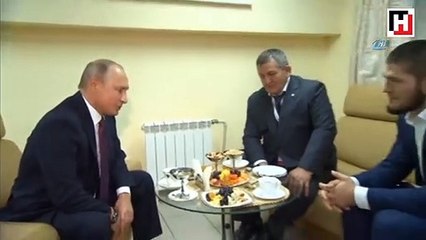 Putin, Nurmagomedov ile bir araya geldi
