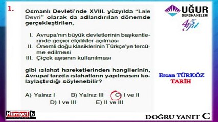 TARİH SORULARININ ÇÖZÜMLERİ