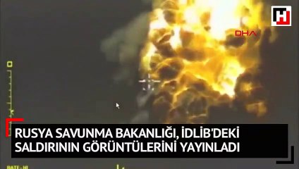İdlib'deki saldırının görüntülerini yayınladı