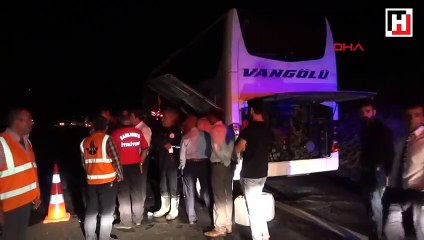 Yolcu otobüsünde yangın paniği