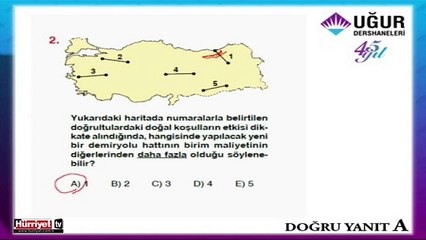 COĞRAFYA SORULARININ ÇÖZÜMLERİ