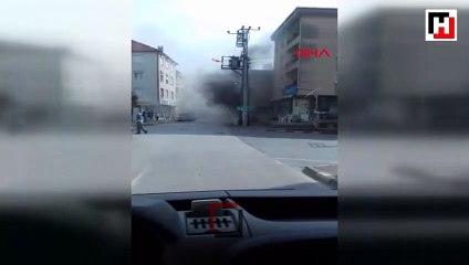 Trafo alev alev yandı