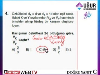 FİZİK SORULARININ ÇÖZÜMLERİ