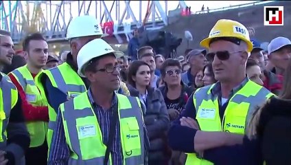 Cumhurbaşkanı Erdoğan, Sırbistan'da toplu açılış törenine katıldı