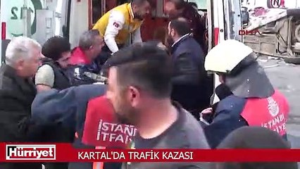 Kartal'da trafik kazası : 6 yaralı