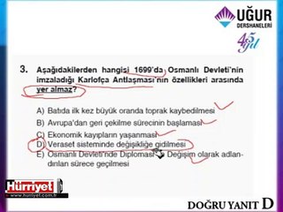 TARİH SORULARININ ÇÖZÜMLERİ