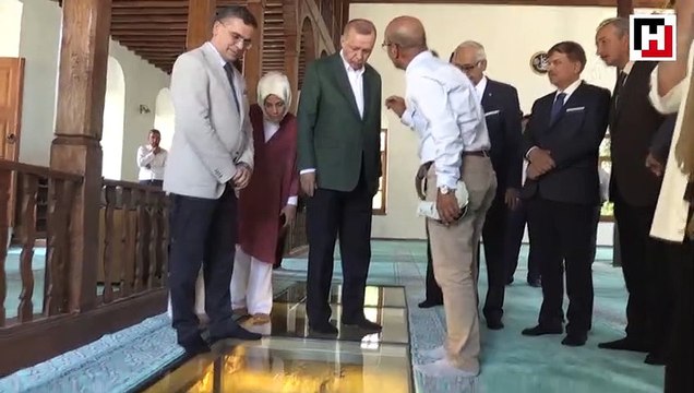 Cumhurbaşkanı Erdoğan, Stratonikeia Antik Kenti'ni ziyaret etti