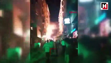 Şirinevler'de kablolardaki patlamalar korkuttu