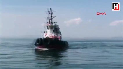 Yalova açıklarında tekne alev alev yandı