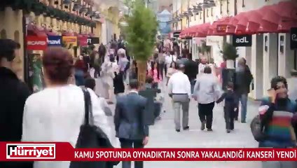 Kanserle ilgili kamu spotunda oynadı, hastalığı yendi