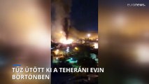 Tűz ütött ki Irán hírhedt börtönében, a teheráni Evinben