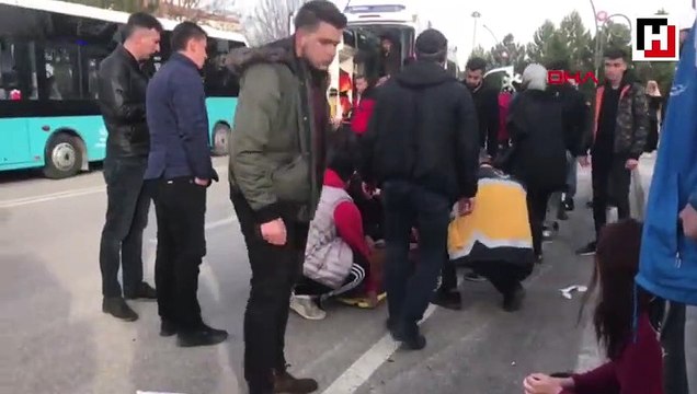 Kampüste yarış kazayla sonuçlandı: Ölü ve yaralılar var