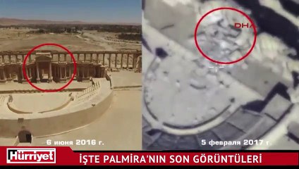 Rusya yayınladı! İşte Palmira'nın son görüntüleri
