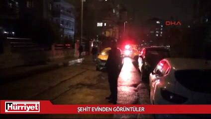 Şehit evinden görüntüler