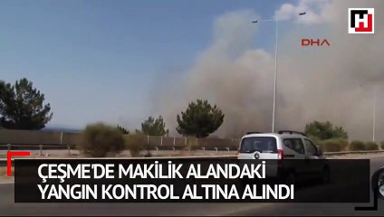 Скачать видео: Çeşme'de makilik alandaki yangın kontrol altına alındı