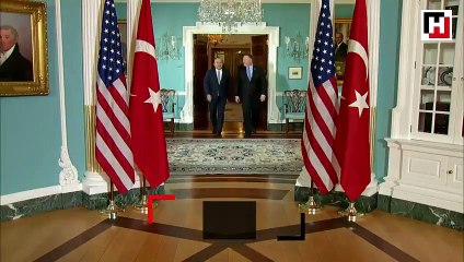 Bakan Çavuşoğlu, Pompeo ile biraraya geldi