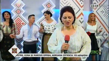 Elisabeta Turcu - Argesene, puiule (Seara buna, dragi romani! - ETNO TV - 15.07.2016)