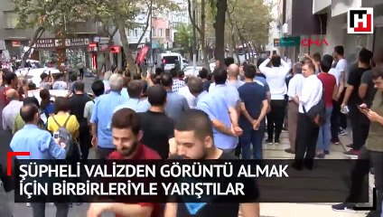 Tải video: Kağıthane'de şüpheli valizden görüntü almak için birbirleriyle yarıştılar