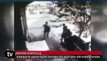 İnanılmaz kurtuluş kamerada