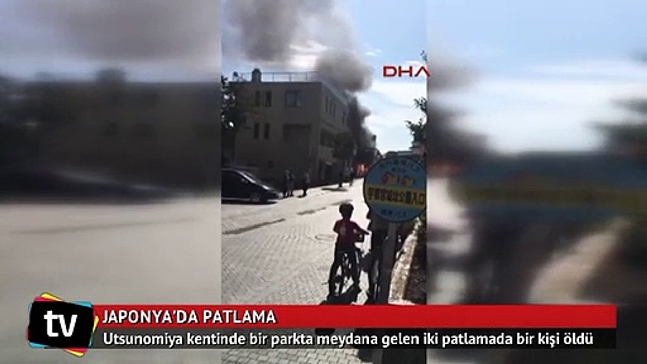 Japonya'da patlama