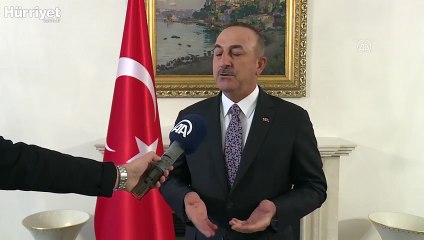 Dışişleri Bakanı Mevlüt Çavuşoğlu, açıklamalarda bulundu
