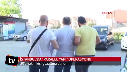 İstanbul'da "paralel yapı" operasyonu
