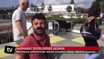 Marmaray seferlerinde aksama yaşandı