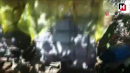 Evin bahçesini kaçak içki imalathanesi yapmışlar