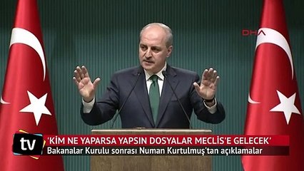 Numan Kurtulmuş'tan önemli açıklamalar