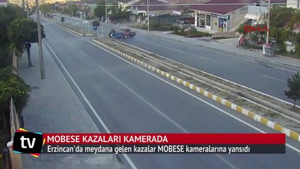 MOBESE kameralarına yansıyan kazalar