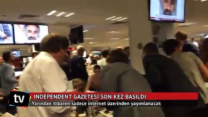 İngiliz Independent gazetesi son kez basıldı