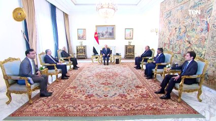 السيسي يستقبل وزير خارجية الهند ورئيس المجلس الإشرافي لشركة سيمنز العالمية