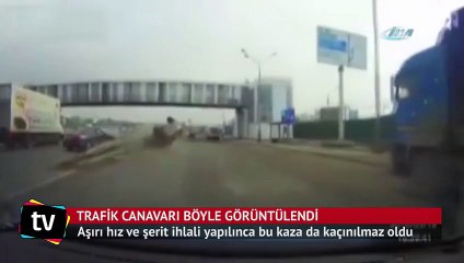 İşte trafik canavarı !