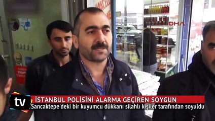 İstanbul'da kuyumcu soygunu